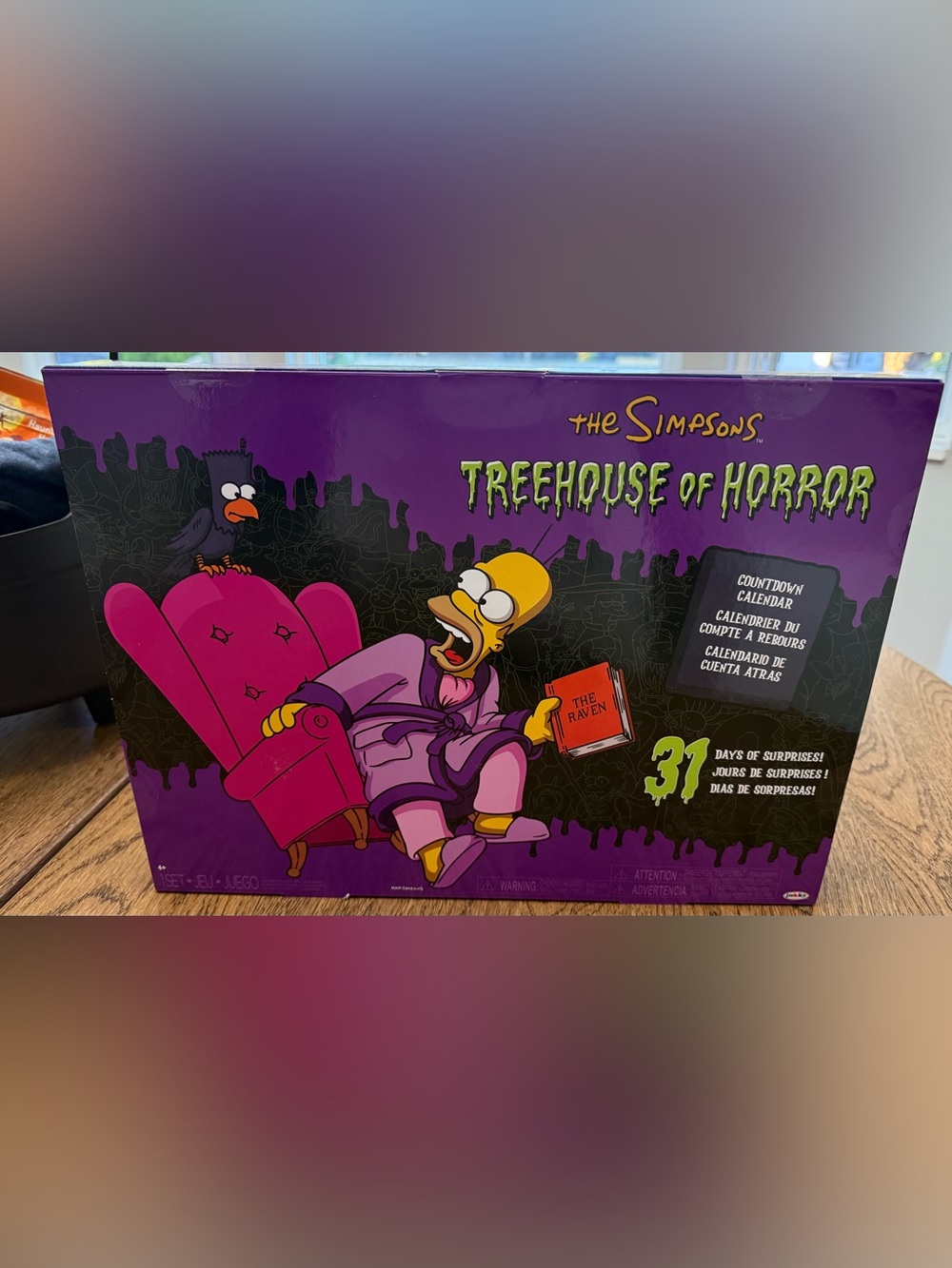 The Simpsons Treehouse of Horror Spooky Advent Calendar 2025-Brand New Sealed
